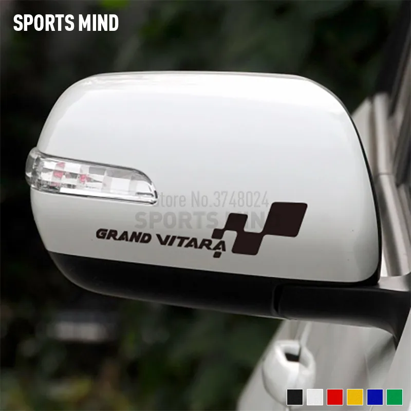3 пары спортивных аксессуаров для Suzuki Grand Vitara 2008, автомобильные аксессуары, стильные автомобильные наклейки