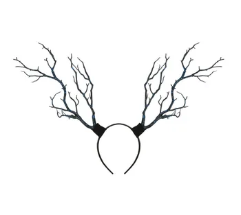 

Long Antler Tree Branches Headband Props Horns Hair Accessory Cosplay Headpieces Shining fashion Comfortable