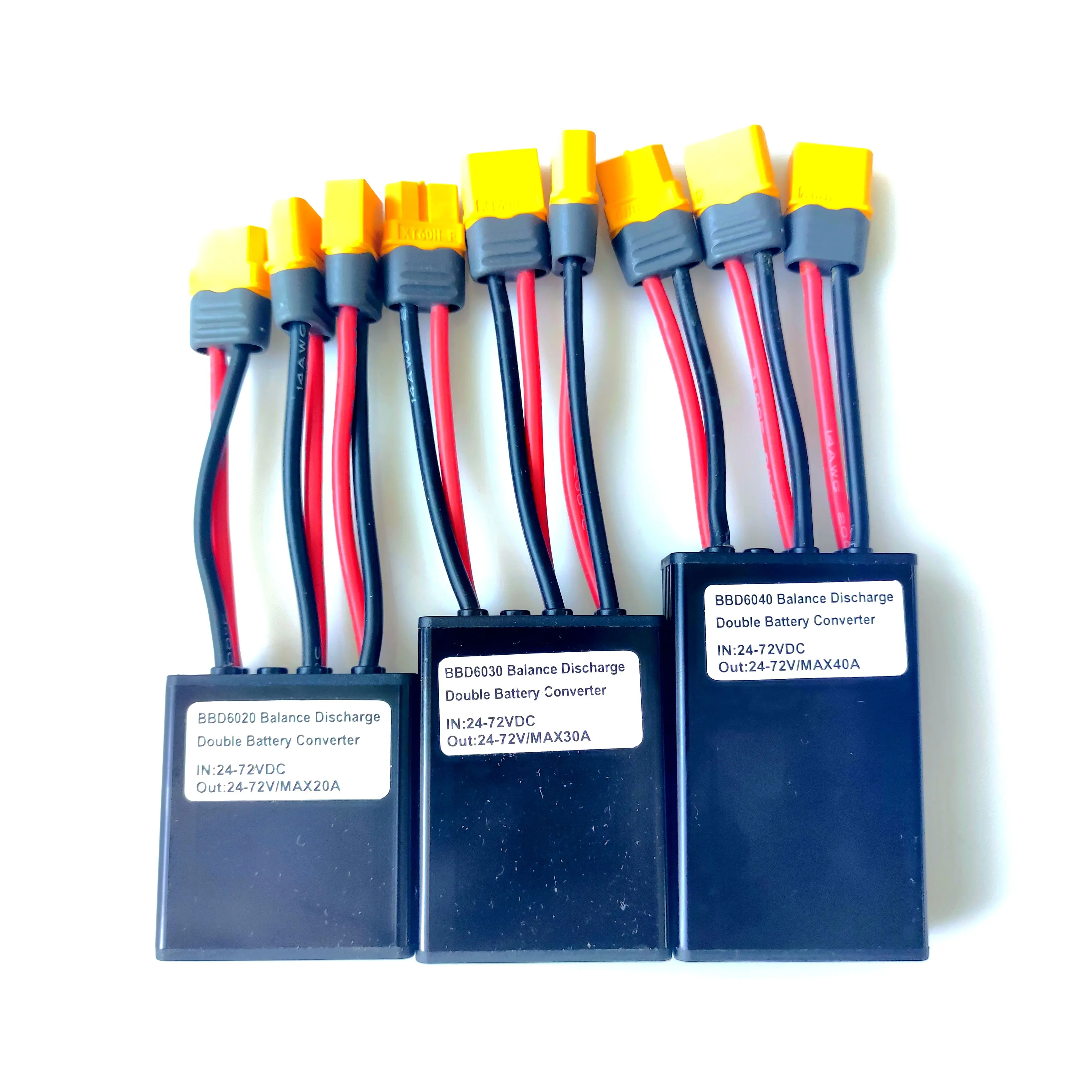 DoubleBatteryDischargeConverterForEbike20A30A40ADualBattery