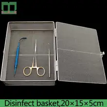Стерилизационные поддоны из Нержавеющей Стали Хирургический Операционный инструмент дезинфицировать корзины офтальмологический Отдел uperization