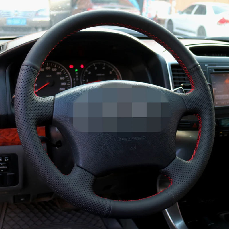 Оплетка на руль для Toyota Land Cruiser Prado 120 2004 2009 1995 2007 автомобильная оплетка|Чехлы руль|