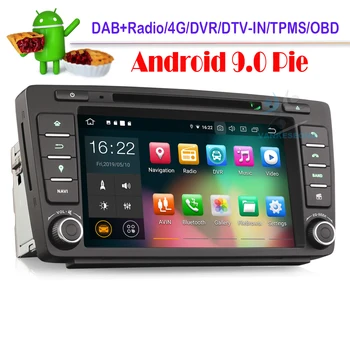 

DAB+ Octa core Android 9.0 Sat Nav 4G Car GPS Navigation player for Skoda Roomster Octavia Yeti Superb Bluetooth OBD DVR DVT-IN