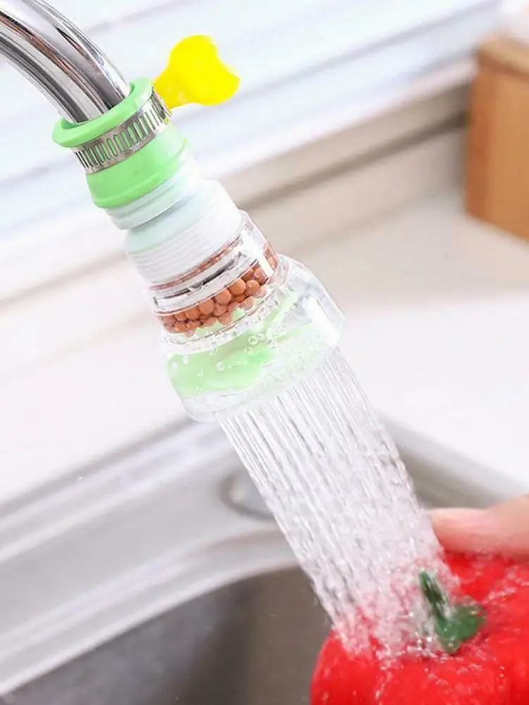 

3pcs Adjustable Water Tap With Filter 360 Rotating Extension Splash-proof Water Tap Bathroom Faucet Extender Kitchen Accessorie