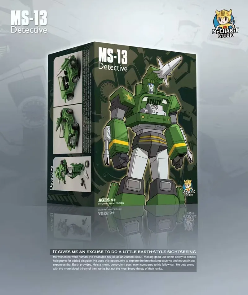 MS-13A Retail Box MFT трансформация гончая MS13 MS-13 MS13A MS-13A Mech Pioneer серии модель бронированного автомобиля фигурка робота игрушки - Цвет: MS-13A Retail Box