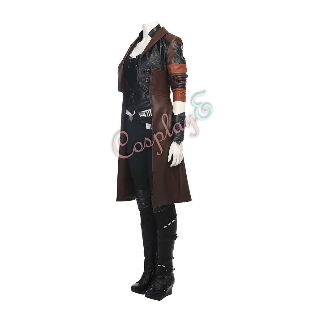 Gamora Costume Guardians of the Galaxy Vol. 2 кожаный полный комплект для косплея