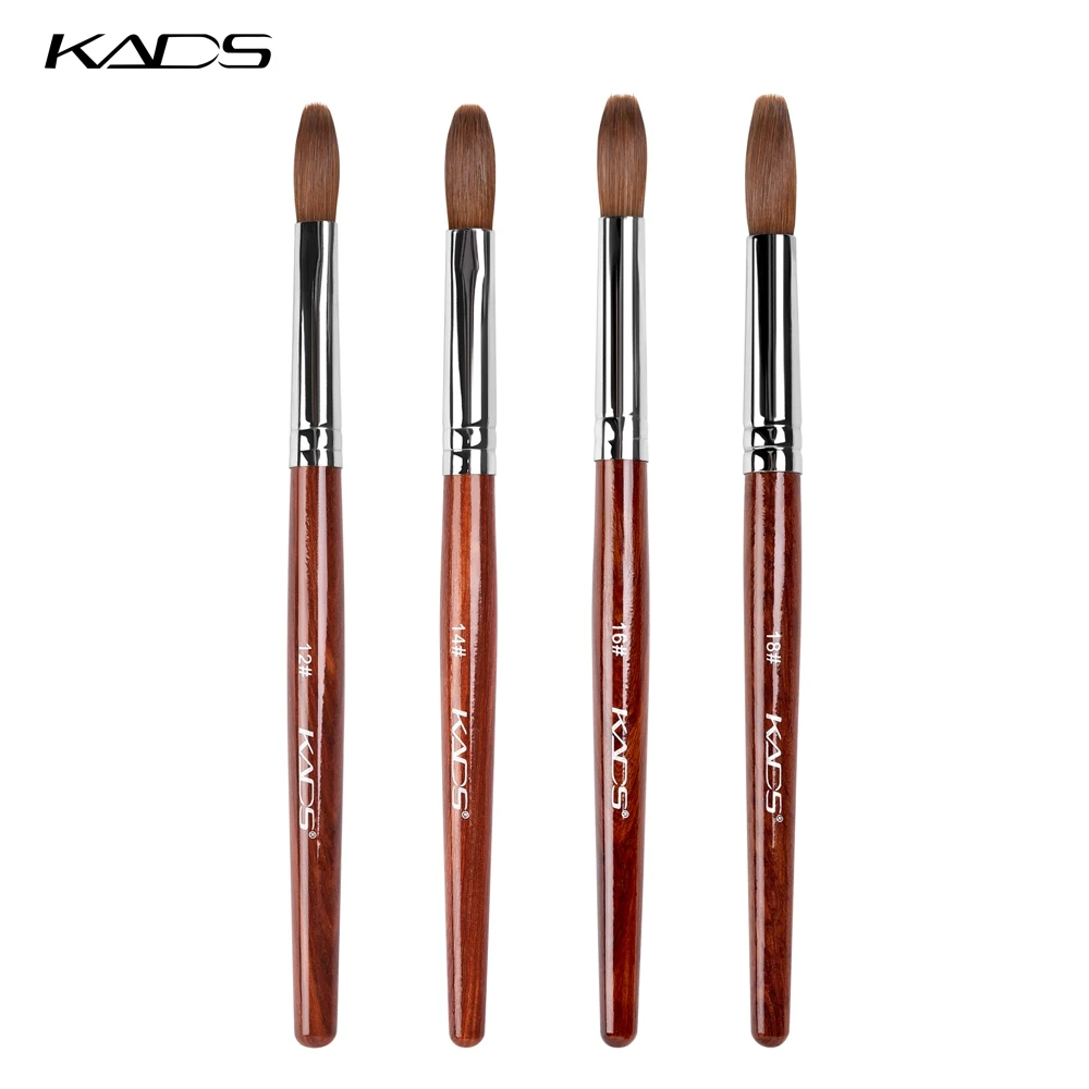 

Nail Art Brush Kolinsky Sable Acrylic Nail Brush Professional Red Wood Brush Painting Carving Tools Nails Art Gel Brushes Pen