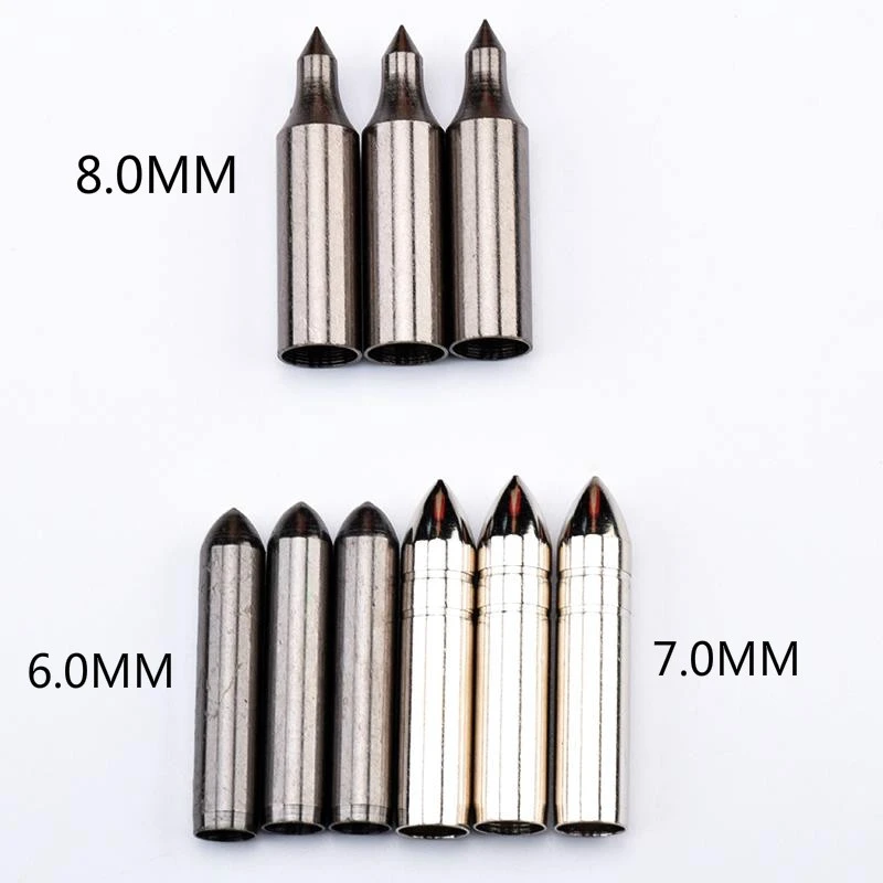 

12pcs Arrow Point for OD 6/7/8 mm
