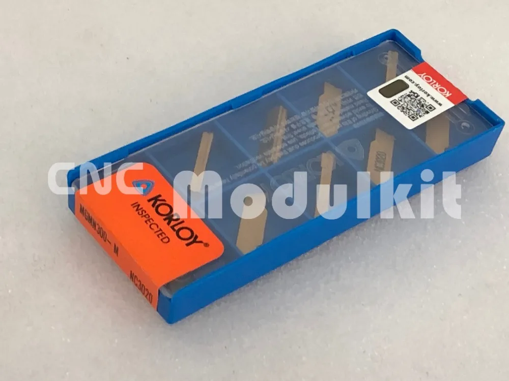 MGMN300 400-M NC3020 NC3030 PC9030 Токарные Вставки пазовой фрезы из карбида 10 шт. ЧПУ фрезерование лезвие с отверстием для проворачивания Модульный Набор CNC