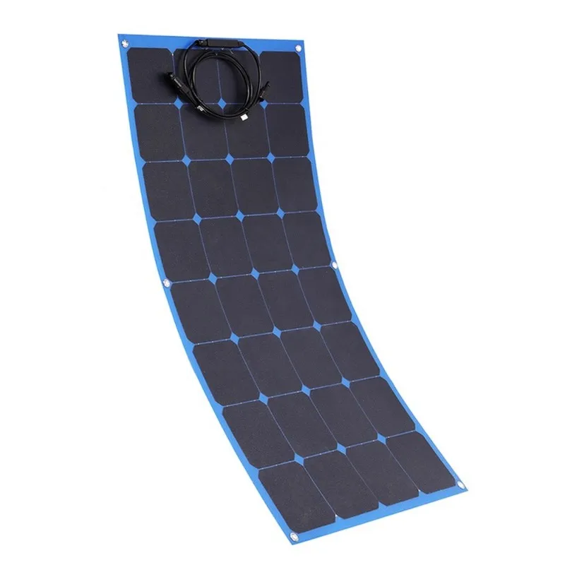 

2019 China factory price 100W Semi Flexible Sunpower ETFE Solar Panel