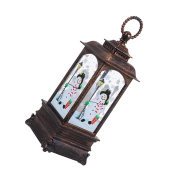

1Pc Xmas Wind Light Retro Lovely Decorative Wind Light Lamp Ornament Night Light for Cafe Home Hotel