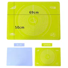 Нескользящий Силиконовый кондитерский коврик с измерениями многофункциональный коврик для кухонной формы для выпечки коврик для выпечки силиконовый коврик для выпечки