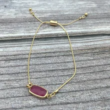 Новое поступление в богемном Корейском стиле регулируемый геометрический квадратный браслет большой кристалл браслет с шармами в виде монет ювелирные украшения в подарок любимой