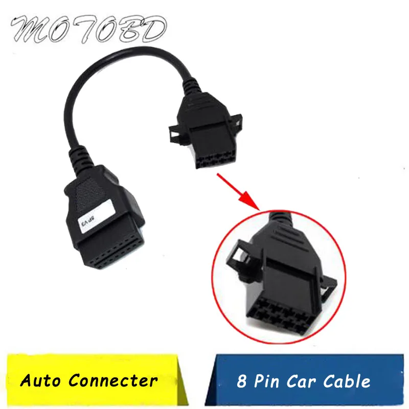Удлинитель кабеля грузовика для VLV 8Pin к OBD2 16Pin мама подходит 8 Pin или 88890306 Vocom |