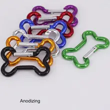 

80%HOT5Pcs Lightweight Multifunctional Bone Type Buckle Aluminum Alloy Carabiner for Water Bottles