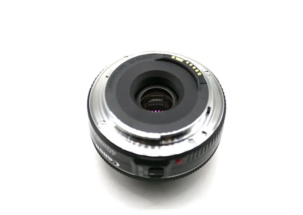 USED Canon EF 40mm f/2.8 STM Lens with UVback and front case