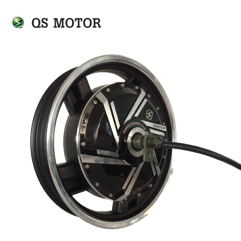 

QS Motor 17*3.5inch 8000W 273 V3 Hot Sale BLDC In Wheel Motor Dual Shaft Hub Motor For Electric Scooter/E-Motorcycle