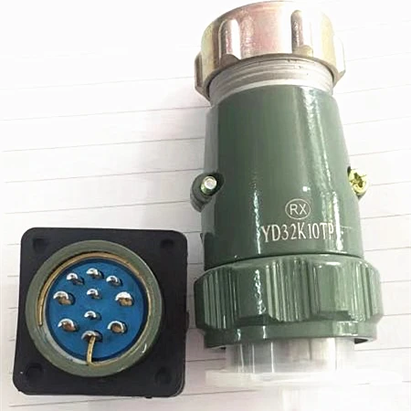 

YD32 10 Core Waterproof Aviation Plug Socket Round Connector YD32K10TP