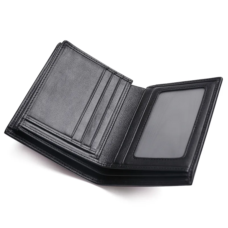 Authentic Real Crocodile Skin Men's Short Purse Small Card Holders Genuine Exotic Alligator Leather Male Bifold Wallet 5