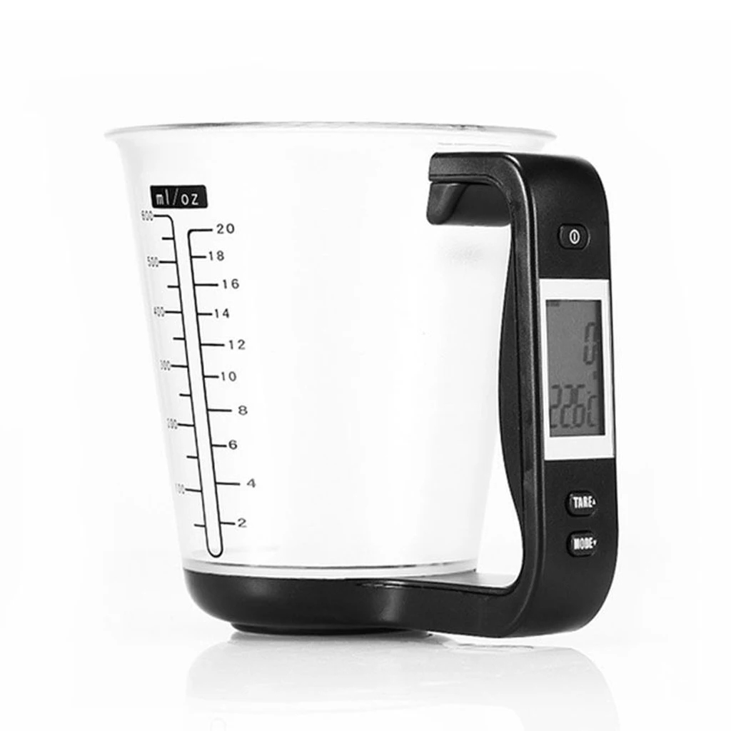  2x/Set Electronic Measuring Scale Cup Detachable Digital Scale Kitchen Tool - 4000075806063
