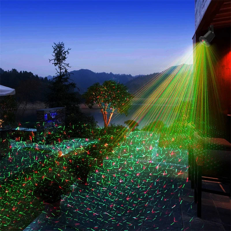 Движущийся Рождественский Световой Лазерный проектор Открытый водонепроницаемый Сказочный Небесный Звездный прожектор для сцены душевые садовые Газон Свет DJ RGB свет
