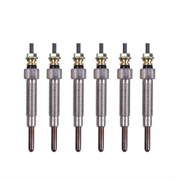 

6pcs Glow Plug Set Easy Install And Durable Use 12v Vehicle Voltage System Easy install and durable use For NISSAN Glow plug