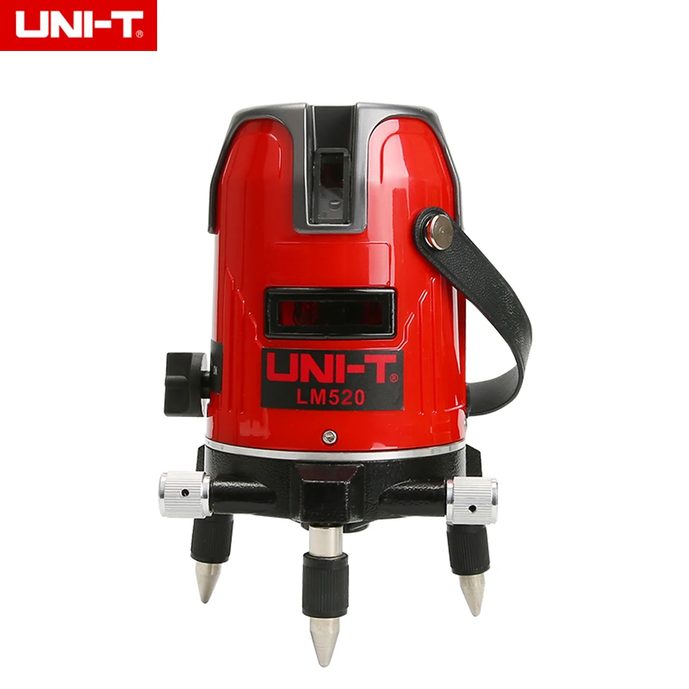 

UNI-T LM520/LM530/LM550 Red Laser Level 2Lines/3Lines/5Lines 360 degree Self-leveling Cross Laser Level