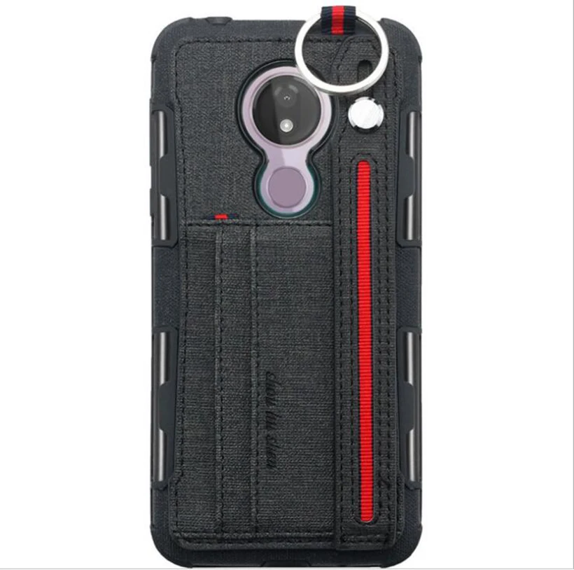Для MOTO Motorola G7 G7 мощность MOTO E E5 плюс Многофункциональный Карманный ручной кольцо для мобильного телефона Корпус для мобильного телефона, кожаный чехол