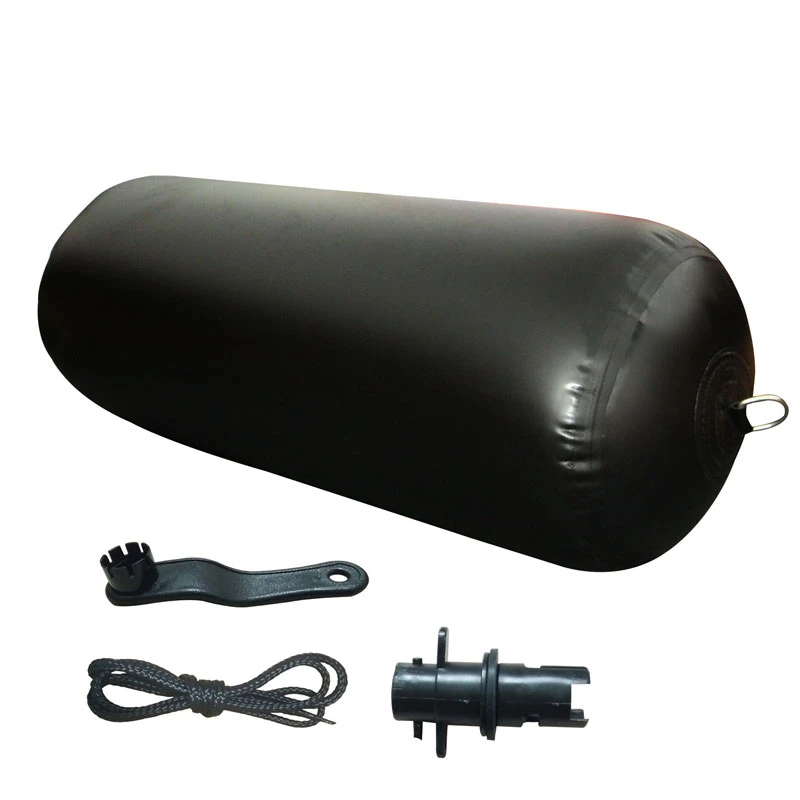 18"x 48" Inflatable Marine Boat Fender Dock Bumper With Hanger Line,a