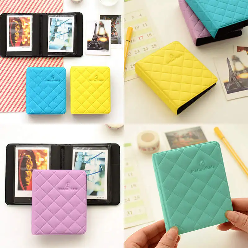 Nuovo Album Fotografico Da 3 Pollici 36 Tasche Per Custodia Polaroid Fuji Instax Mini 8 90 50 70