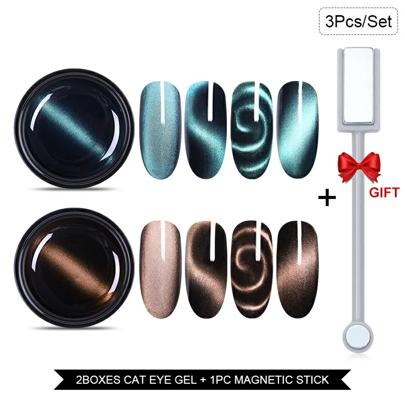 Set 17 PICT вы 4 шт./компл. косметика парфюмерия диспенсер 5 мл 5D солнцезащитные очки "кошачий глаз"-моментальный эффект! УФ гель светодиодный звездное небо нефрит Эффект Био-Гели Soak Off УФ гель-магнитные лазерные ногтей гель лак для Лаки дизайн - Цвет: Set 17