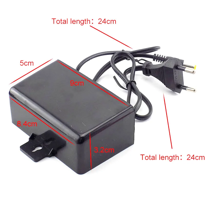 AC DC 12V 2A 2000ma CCTV Camera Power Supply Adaptor Outdoor Waterproof Adapter Charger EU US Plug for CCTV Video Camera