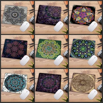 

XGZ Big Promotion Beautiful Mandalas Pattern Rubber Mouse Desktop Notebook Gamer Mousepad Computer Gaming Mouse Pad 22X18CM