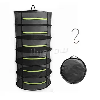 

Folding Fishing Net With Zippers Dryer Mesh Tray Drying Rack Flowers Hanger Fish Net Tackle Accessory Tool