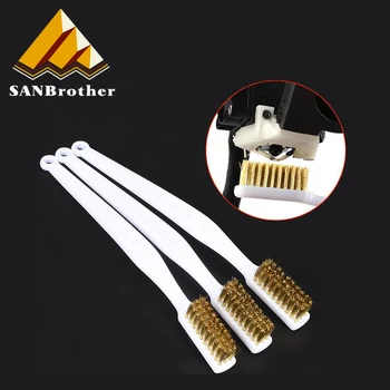 

3D Printer Cleaner Tool Copper Wire Toothbrush Nozzle Brush For Cleaning Nozzle /Heating Block /Hotend Hot Bed 3D Printer Parts