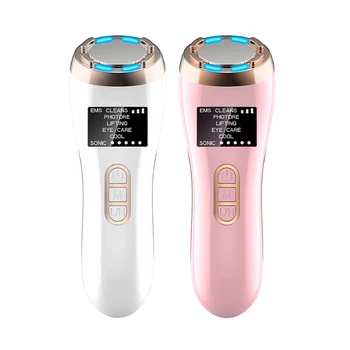 

7 in 1 EMS RF Face Eye Lifting Tighten Massage LED Photon Skin Care Beauty Device Cleaner LED Light Beauty Instrument