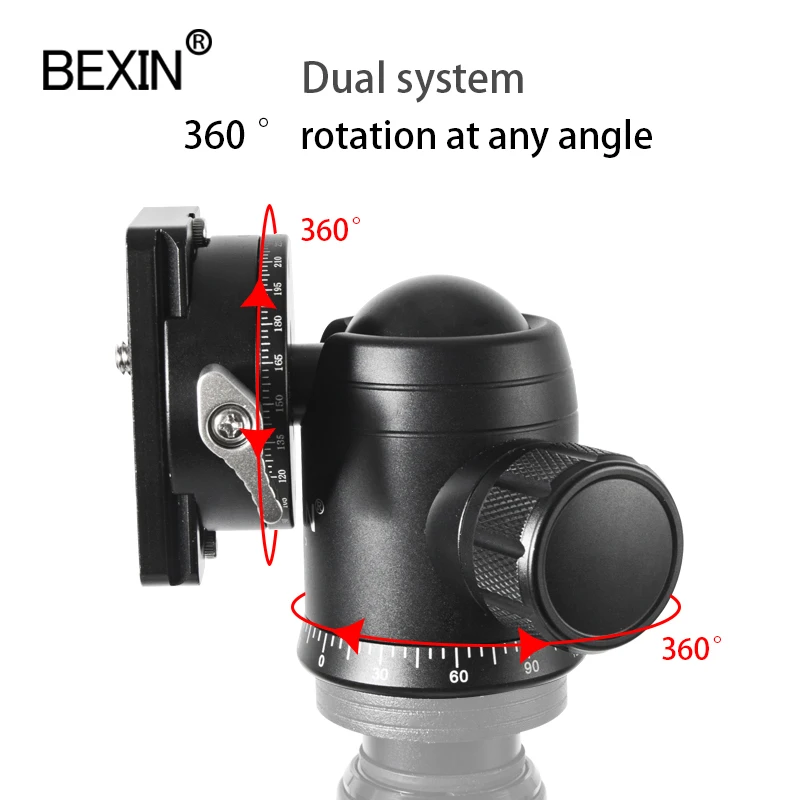 Панорамная головка BEXIN штатива адаптер для фотосъемки вращающаяся на 360 dslr камеры