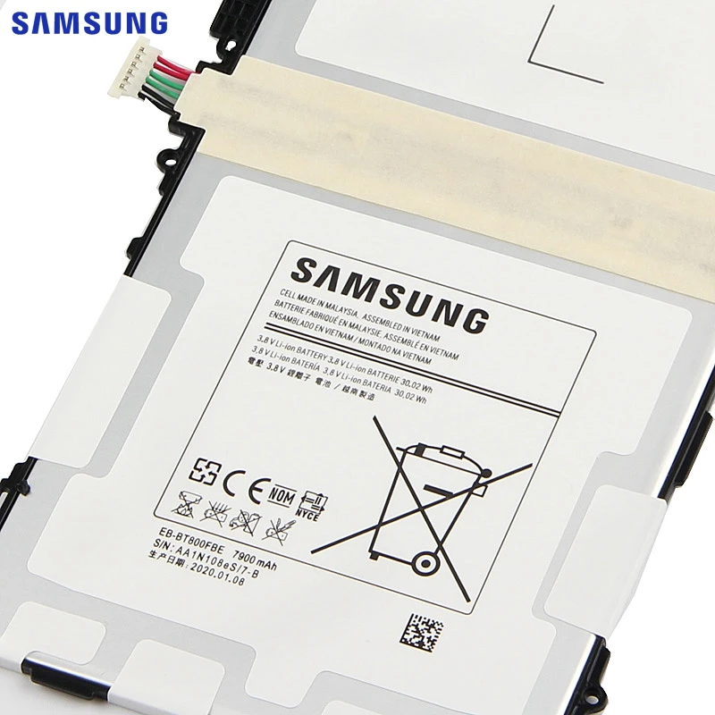 Сменный аккумулятор SAMSUNG оригинальный для GALAXY Tab S 10 5 Samsung T800 T801 T805 EB BT800FBE T807 SM