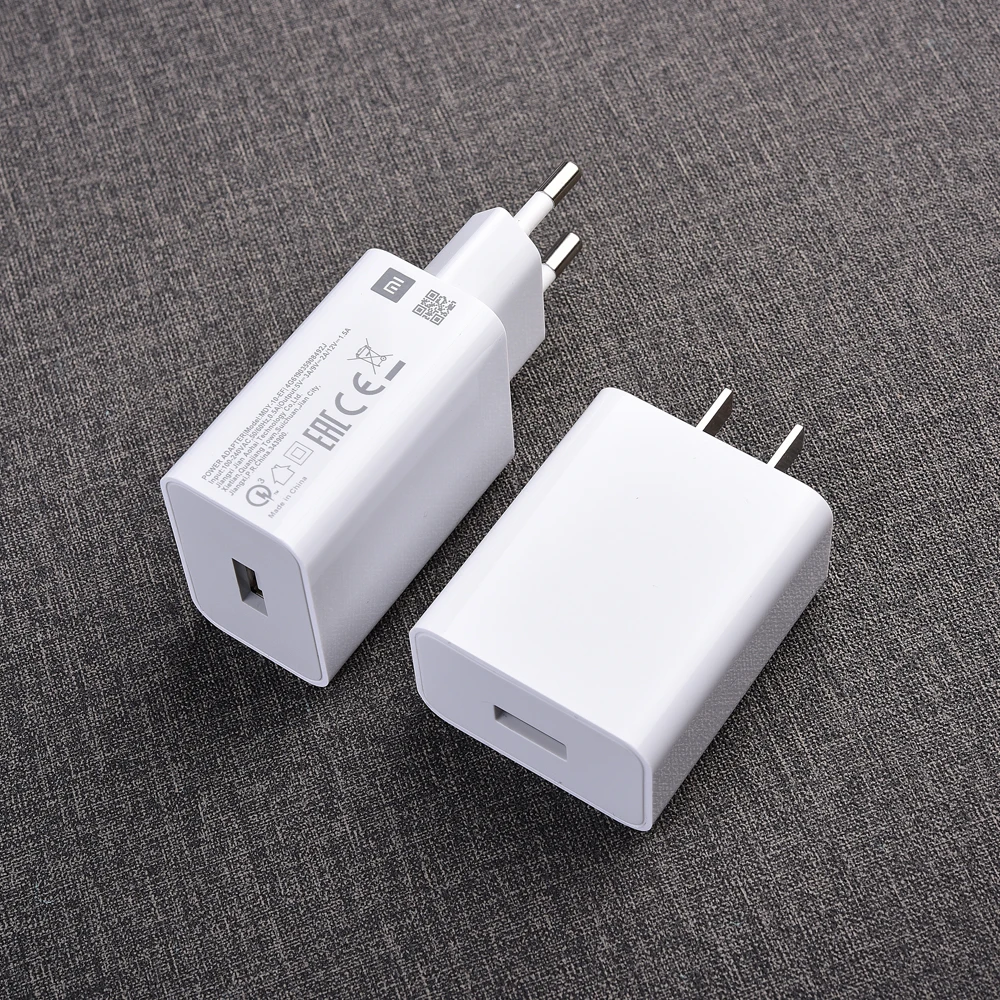 Original For Xiaomi Mi 9se 18W Fast Wall Charger QC3.0 Quick Charger Adapter 1M USB 3.1 Data Cable For MI CC9 A3 Redmi Note 8Pro 65 watt charger phone