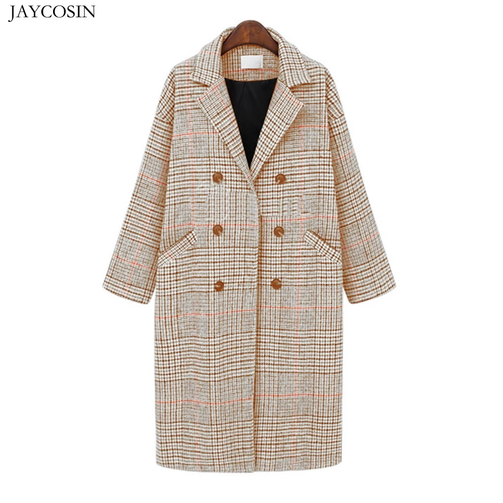 JAYCOSIN/модные зимние теплые женские шерстяные пальто, теплые короткие пальто из искусственного меха, куртка на молнии, парка, верхняя одежда