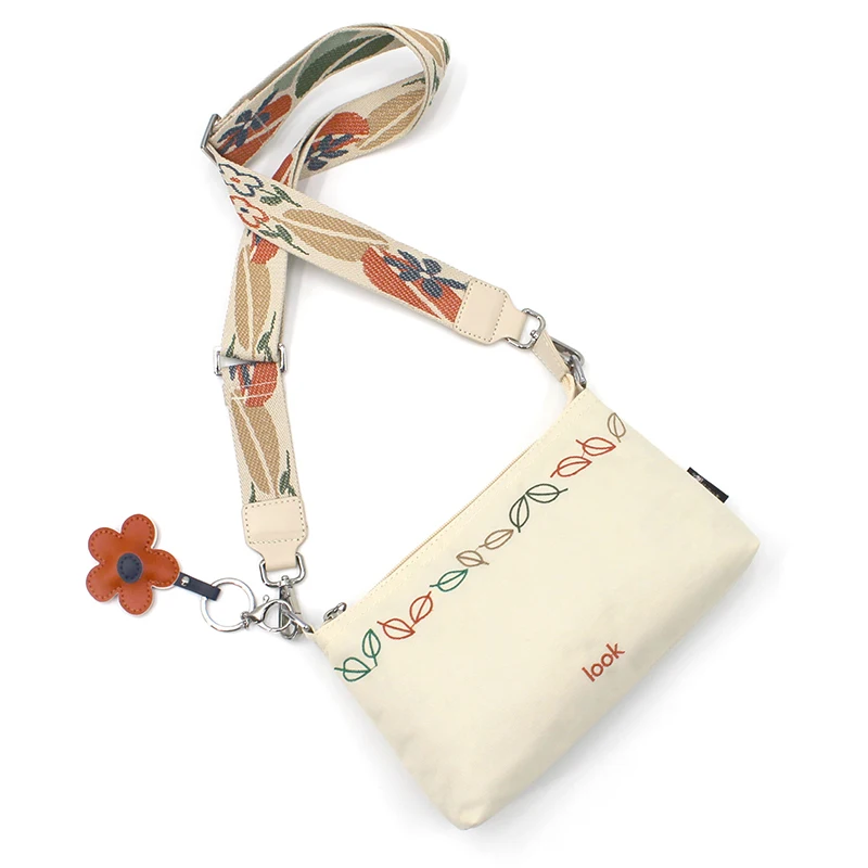 Flower Princess LOOK Women's Bag Crossbody Shoulder 2024 New Summer Nylon Casual Original Lightweight Embroidery Small Bags
