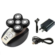 3D роторная бритва с пятью лезвиями электробритва для мужчин триммер для волос плавающая моющаяся перезаряжаемая электрическая бритва