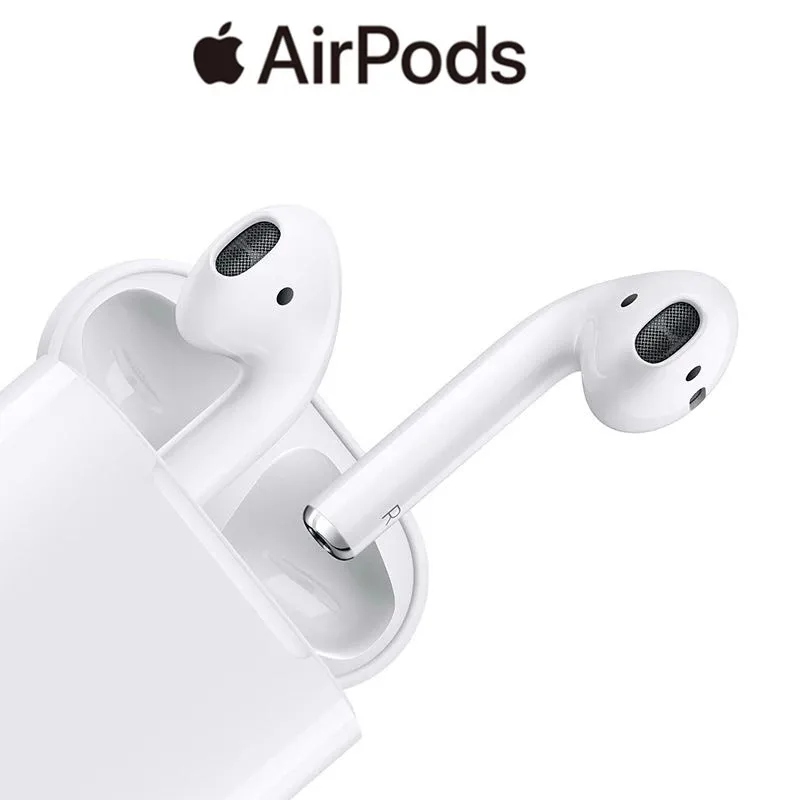 

Original Apple AirPods 2nd Wireless headset with Charging Case Bluetooth Earphone Noise Reduction InEar for iPhone iPad
