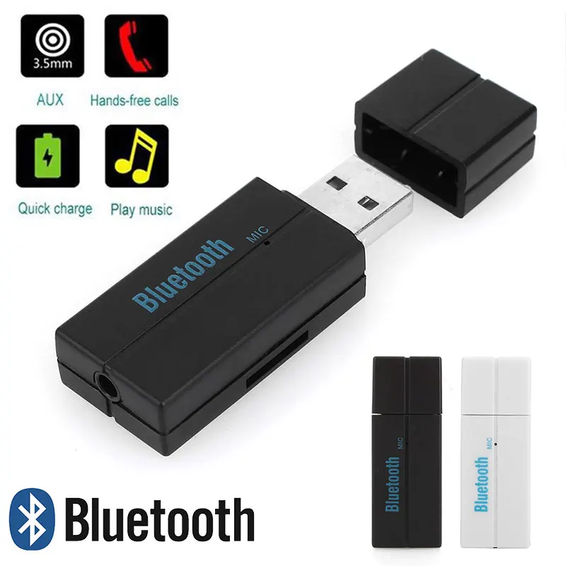 USB Bluetooth музыкальный приемник Универсальный USB Bluetooth приемник разъем AUX Handsfree BT550 3,5 мм практичный