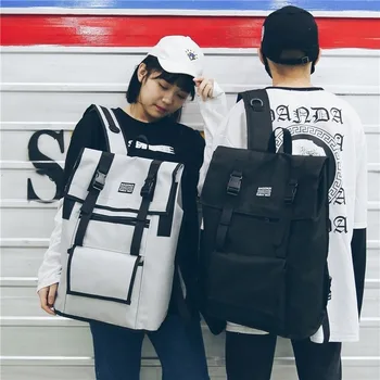 

2019 New Backpack Simple High-capacity Oxford Cloth Backpack Student Bags