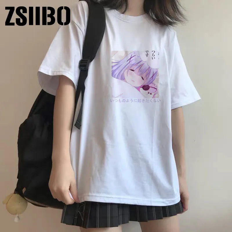 Harajuku Clothes y2k Summer Goth Female Tee Aesthetic Loose Women T-shirt Punk Dark Grunge Streetwear Ladies gothic Top Tshirts
