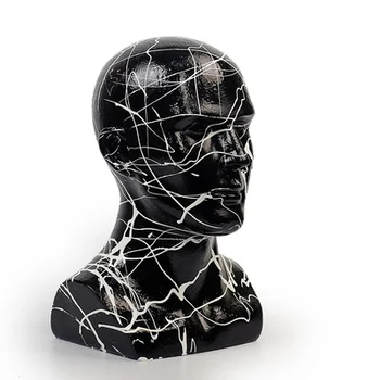 

Mannequin Head For Earplug Glasses VR Mask And Motorcycle Safety Helmet Display W-0014