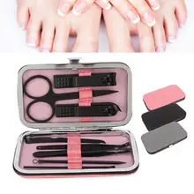 Аксессуары для ногтей 8 шт. набор маникюрных инструментов из нержавеющей стали кусачки для ногтей пилочка для удаления прыщей набор игл для маникюра