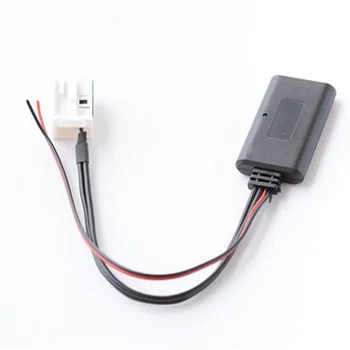 

Plastic & Metal Aux Cable 12 Pin 10.16inch 1pc Car Bluetooth Aux Adapter