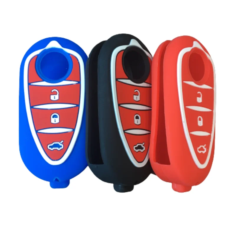 シリコンキーカバーケースfobホルダーアルファロメオ4C水戸