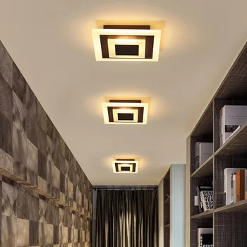 

Sale Simple Modern led ceiling lights 20CM for corridor balcony aisle lamp bedroom acrylic lamparas de techo square ceiling lamp